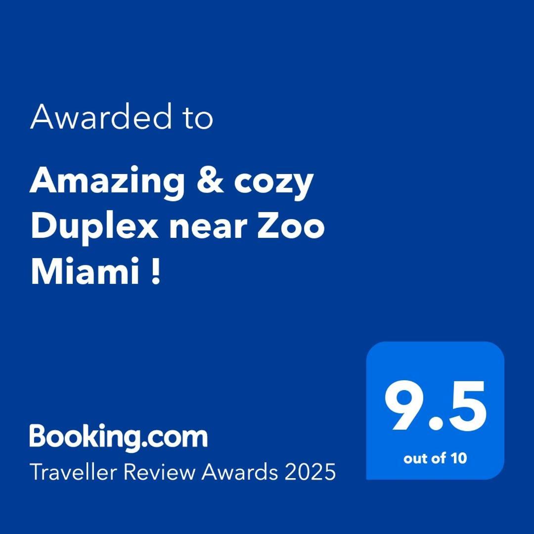 Amazing & Cozy Duplex Near Zoo Miami ! Villa Exterior photo